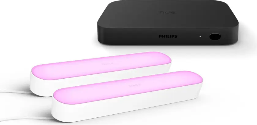 Pakke: Hue sync box + 2 Play-lyslinjer