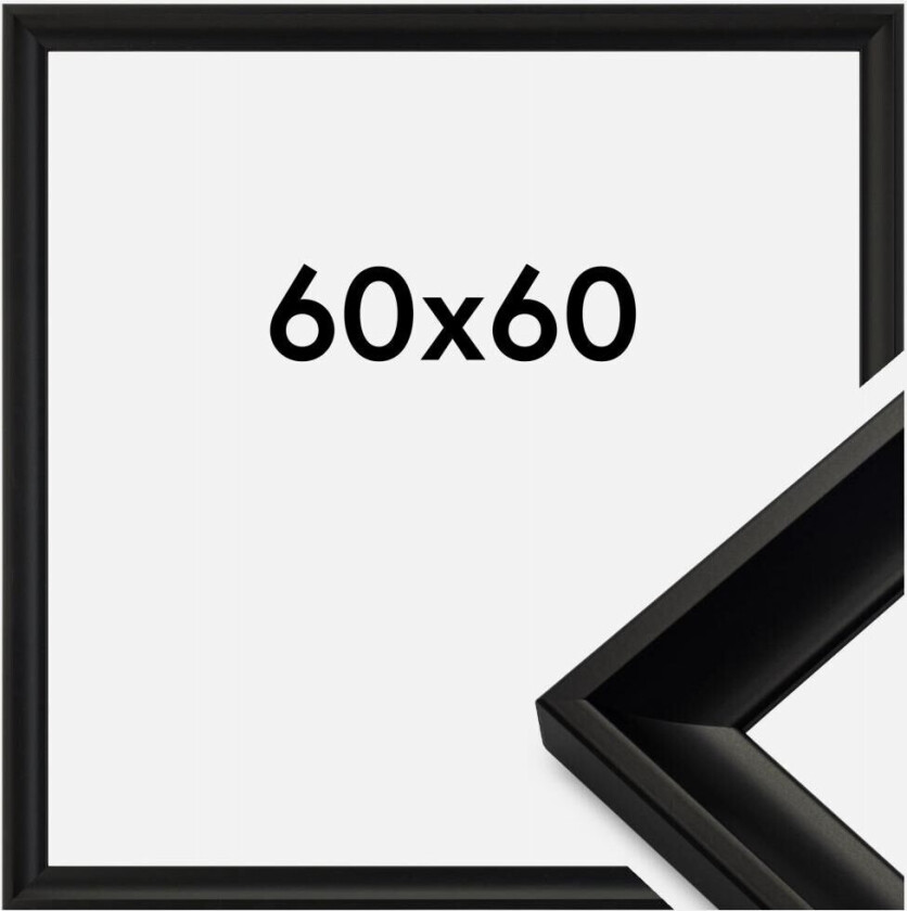 Ramme Öjaren Akrylglass Svart 60x60 Cm