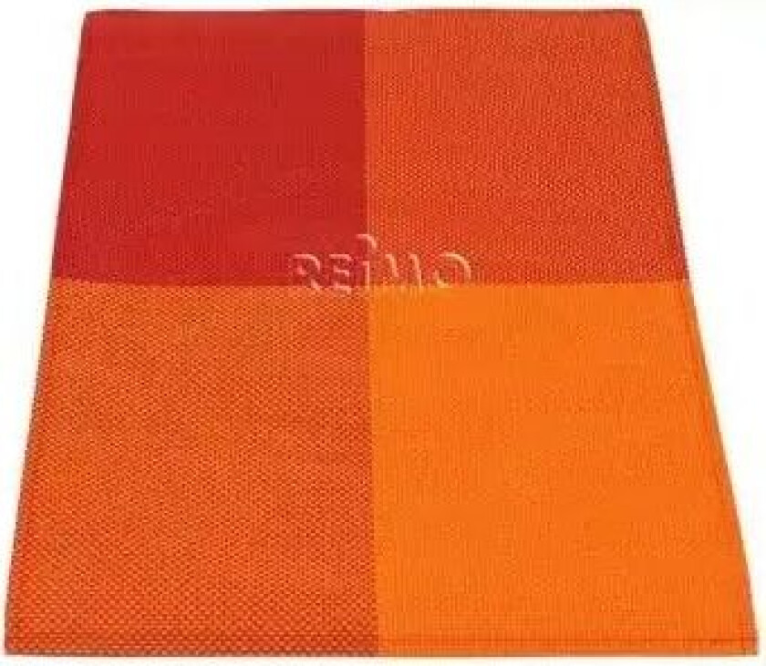 Spisebrikke 30x45 Cm Oransje/rød Sett Med 2 Stk
