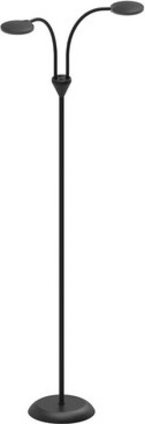 - FIX LED gulvlampe 2L 2 x 5W sort