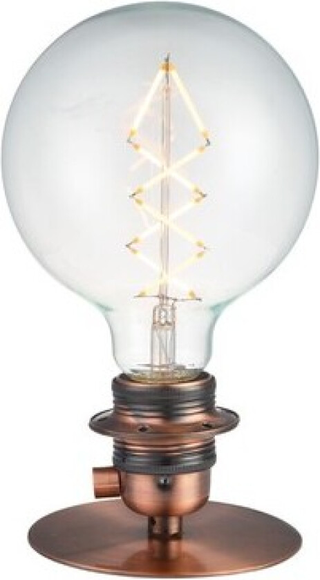 - COMBI bord/vegglampe antikk kobber