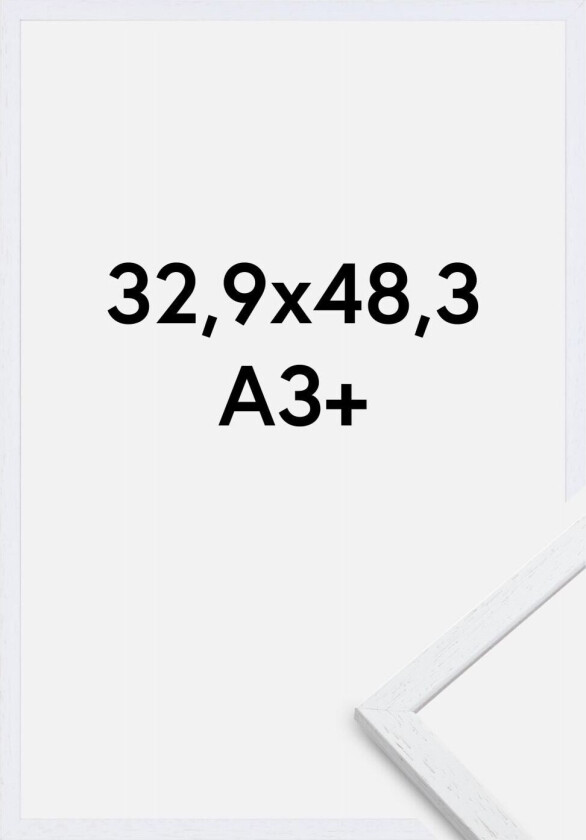 Ramme Edsbyn Akrylglass Warm White 32,9x48,3 Cm (A3+)