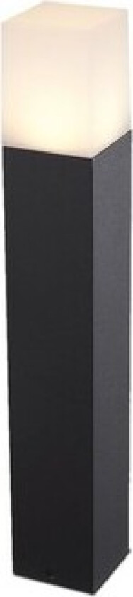 firkantet hagelampe - Svart, 50 cm, IP54, GU10 Fatning, uten lyskilde, 230V - Farge på huset : Svart