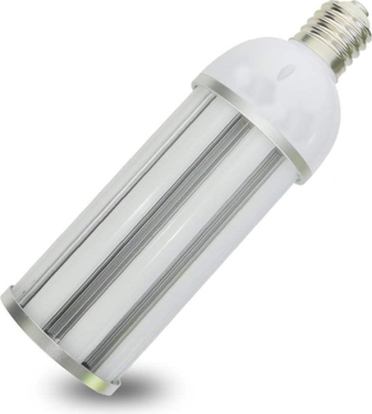 MEGA45 LED pære - 45W, dimbar, mattert, varm hvit, IP64 vanntett, E40 - Dimbar : Dimbar, Kulør : Varm