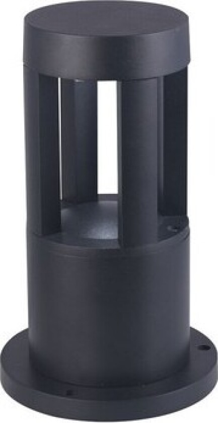 10W LED hage lampe - Svart, 25 cm, IP65, 230V - Dimbar : Ikke dimbar, Kulør : Varm