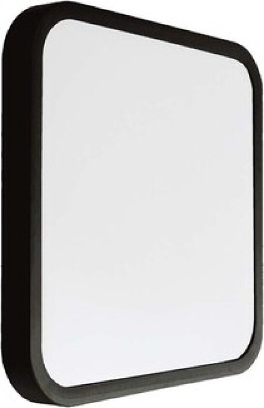 18W LED taklampe - 25 x 25cm, svart kant, inkl. lyskilde - Kulør : Varm