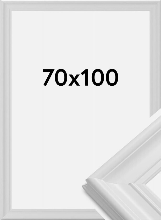 Ramme Mora Premium Hvit 70x100 Cm