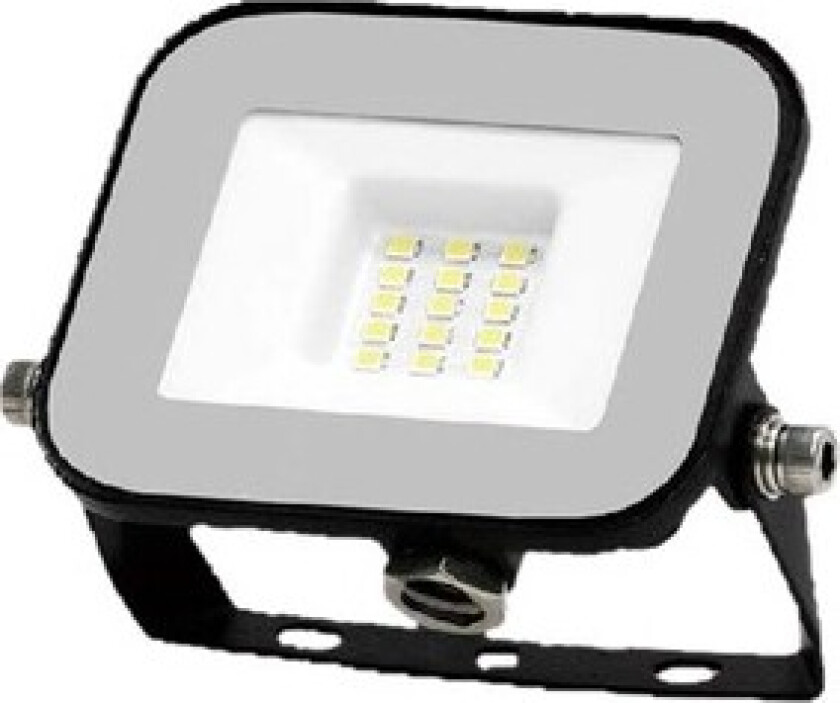 10W LED lyskaster - Samsung LED chip, arbeidslampe, utendørs - Dimbar : Ikke dimbar, Farge på huset : Svart, Kulør : Nøytral