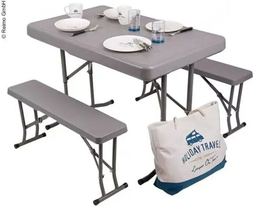Piknikbord Garnitur Easy 105x65x72 Cm