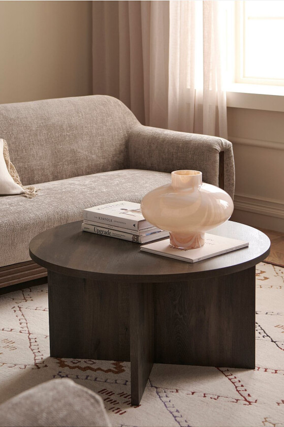 Salongbord Poppy Ø 85 cm, Brun