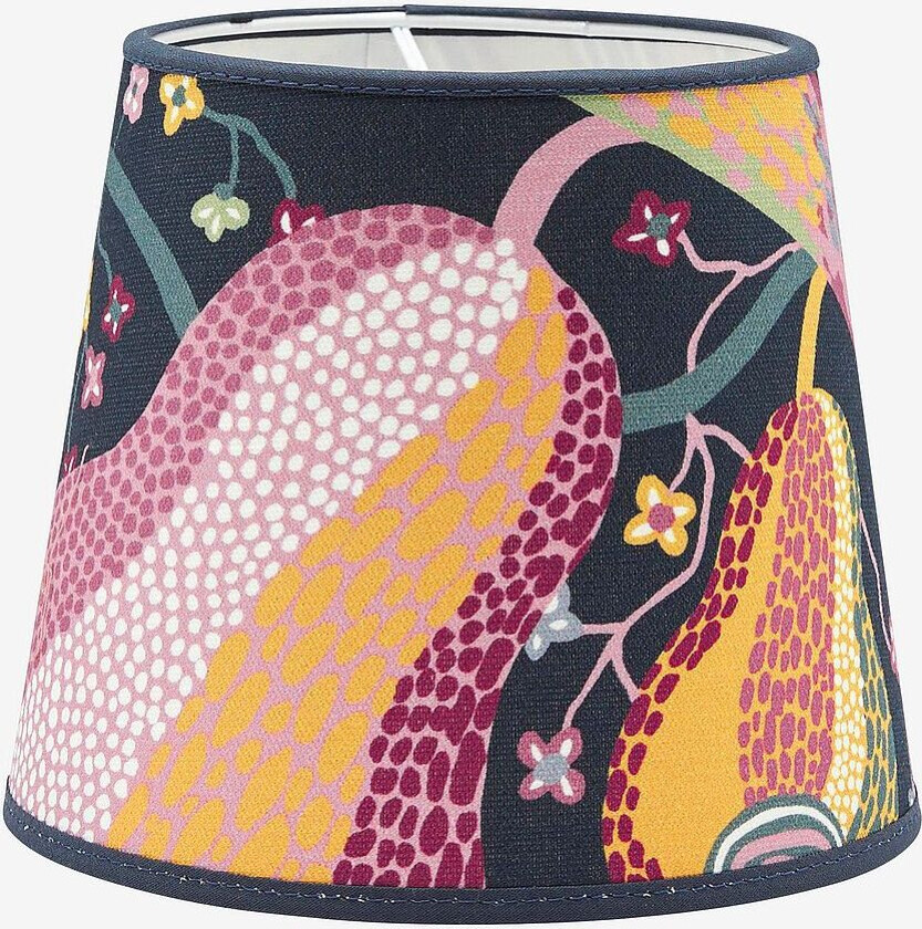 Lampeskjerm Mia, mønstret 20 cm, Blå