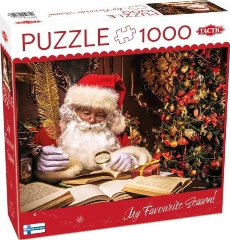 Puzzle 1000 Stk. - Julenissen I Lappland