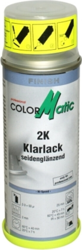 Colormatic Klarlak Satin Hi-Speed 200Ml.