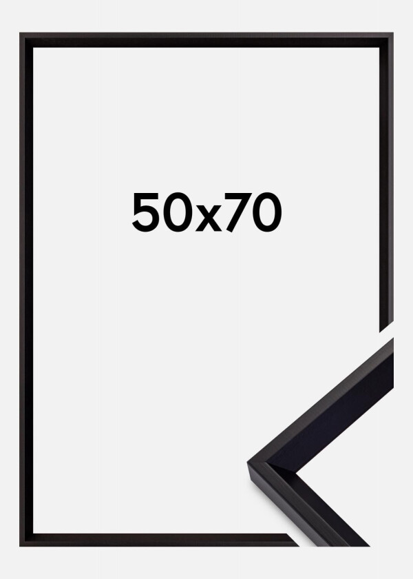 Ramme Globe Akrylglass Svart 50x70 Cm