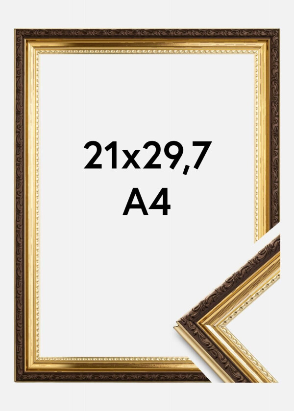 Ramme Abisko Akrylglass Gull 21x29,7 Cm (A4)