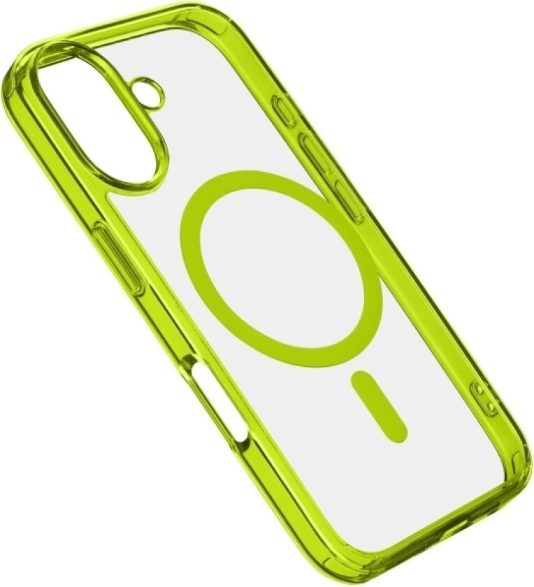Cellularline Iconic Mag Magsafe Case - Für Apple Iphone 16 - Lime (60963)