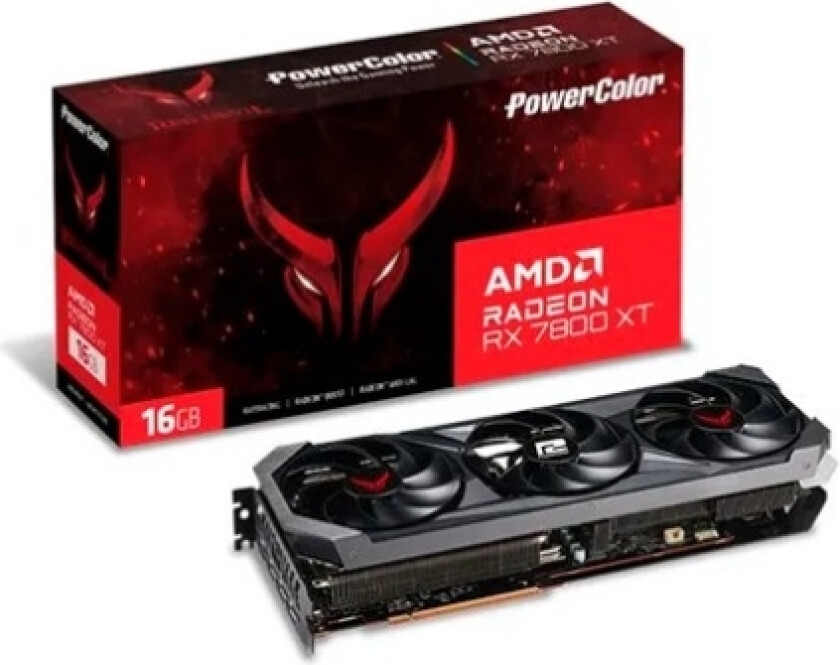 Radeon RX 7800 XT - 16GB GDDR6 RAM - Grafikkort