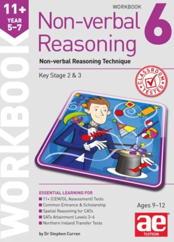 11+ Non-verbal Reasoning Year 5-7 Workbook 6 av Stephen C. Curran, Natalie Knowles