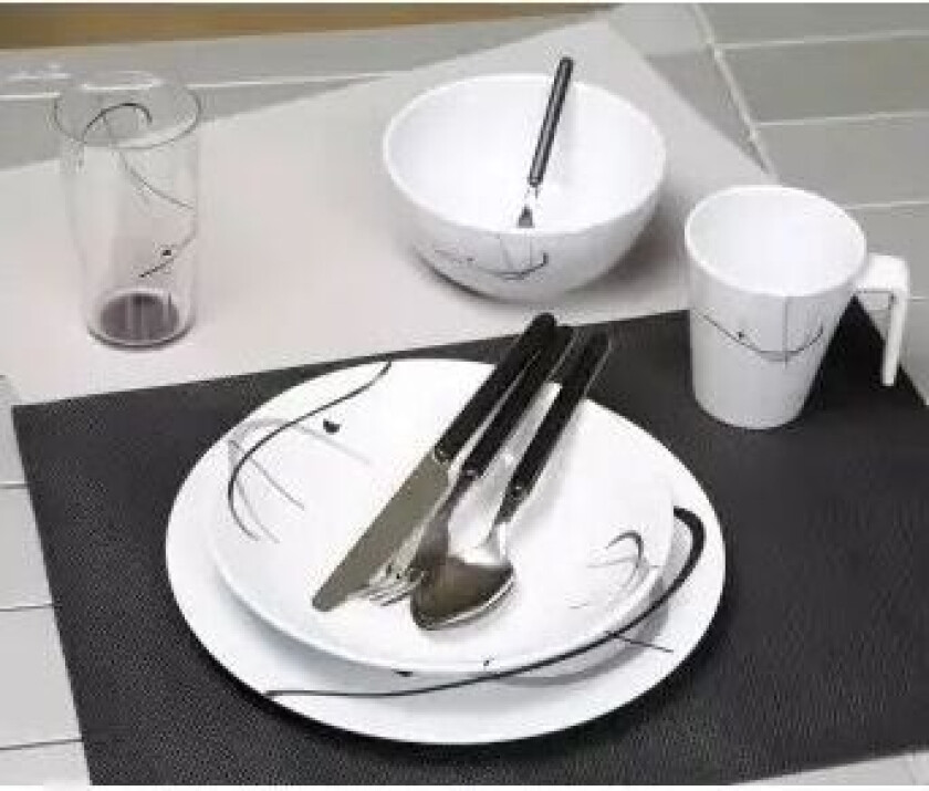 Bordbrikke Brunner Delicia 30x45cm Svart