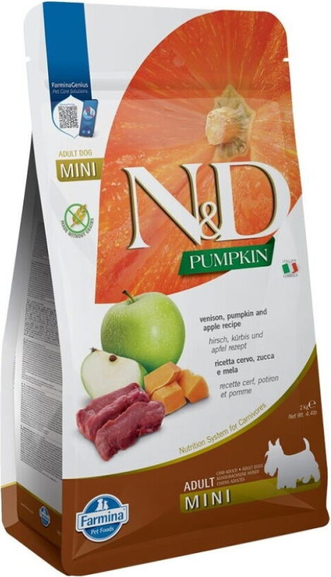 Farmina N&D Pumpkin Dog Venison & Apple S 2 kg