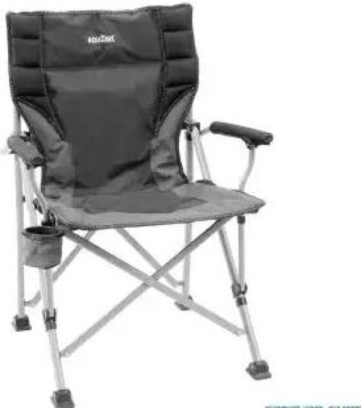 Campingstol Brunner Raptor Ng Polstret Svart/grå