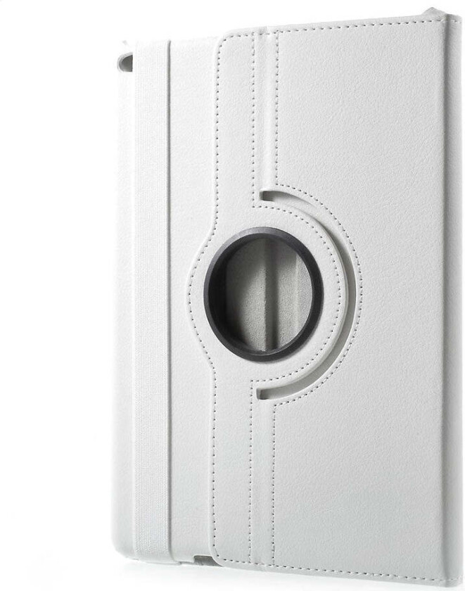 iPad 9.7 (2018-2017) / iPad Air / iPad Air 2 Flippdeksel Med 350 Graders Stativfunksjon - Hvit