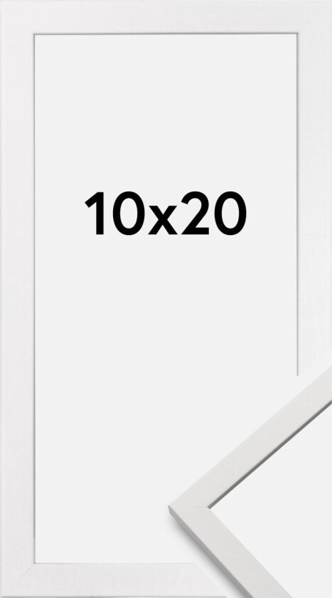 Ramme Edsbyn Hvit 10x20 Cm