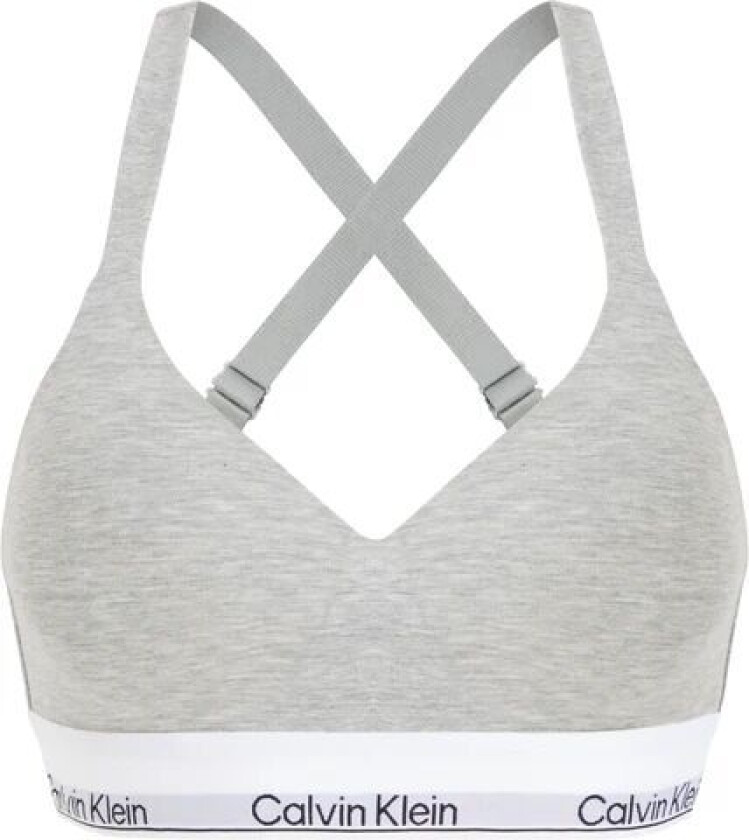 Calvin Lift Bralette Rolling Change - Grey Heather XL