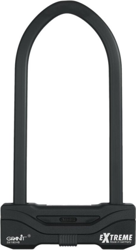 Abus Granit Extreme 59/180Hb260 - Bicycle U-Lock - Nøkkel - Svart