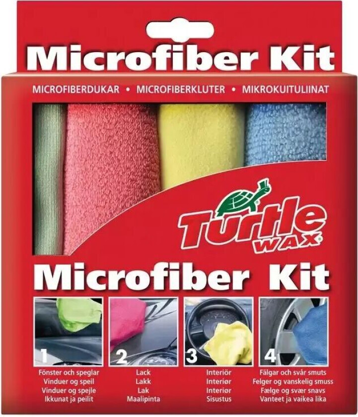 Bilde av Mikrofiberkluter 4stk