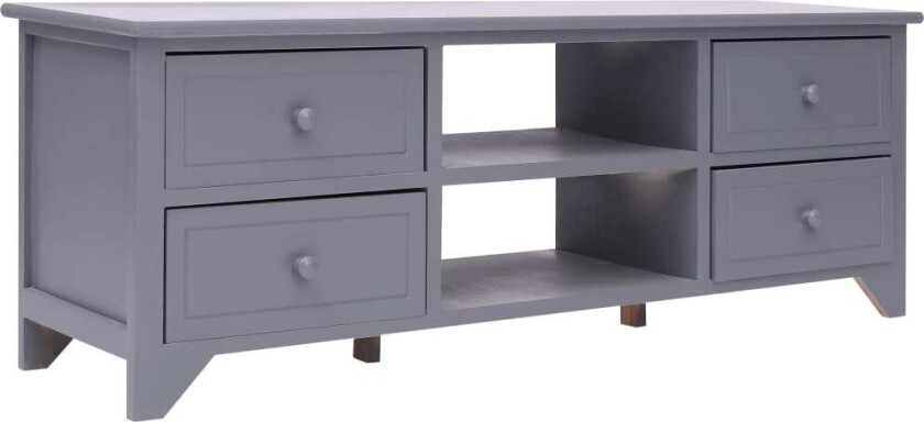 TV-benk grå 115x30x40 cm keisertre