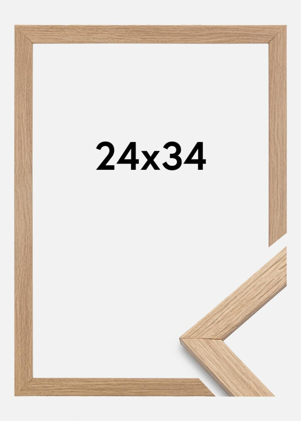 Ramme Stilren Akrylglass Eik 24x34 Cm