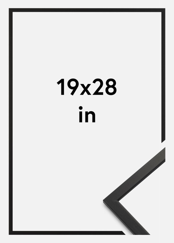 Ramme Edsbyn Akrylglass Svart 19x28 Inches (48,26x71,12 Cm)