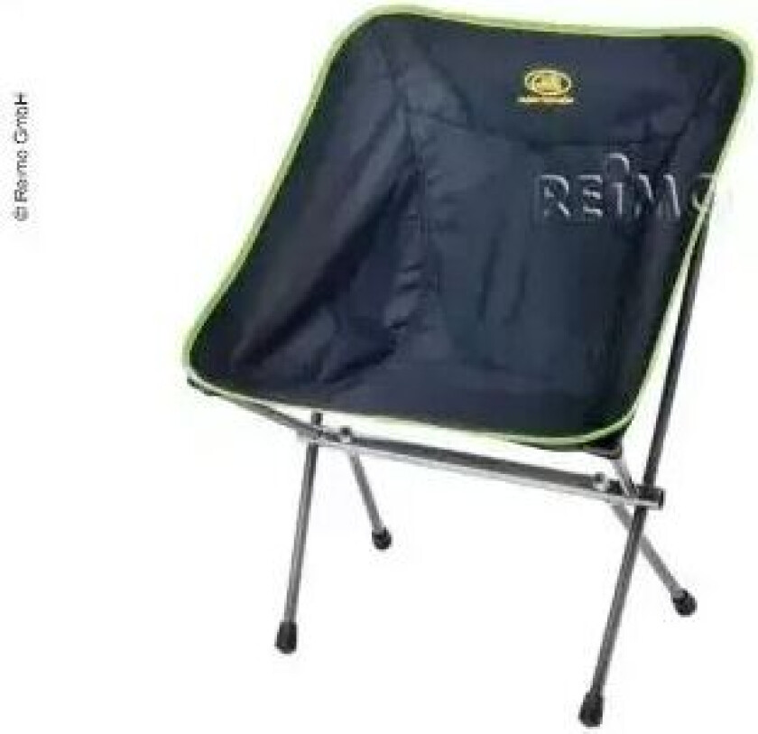 Campingstol Little Rock Svart/lime Belastning Opptil 120 Kg
