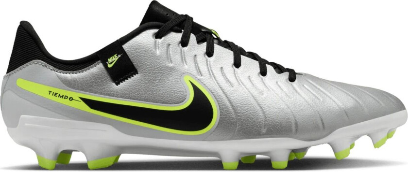 Tiempo Legend 10 Academy MG Q4 24, fotballsko gress og kunstrgress, herre Metallic Silver/Blac