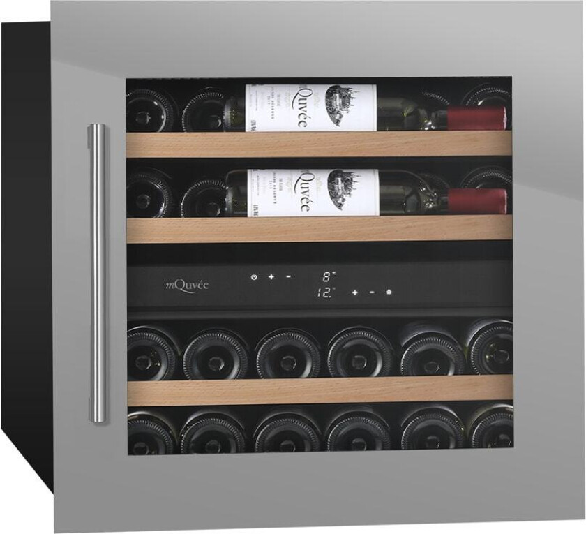 Integrerbart vinskap - WineKeeper 25D Stainless