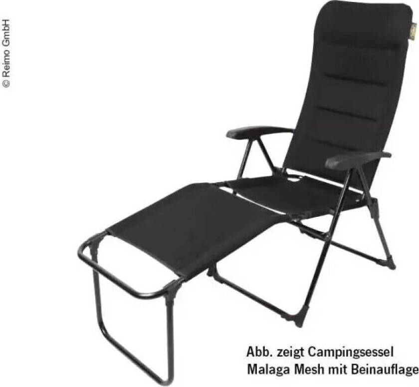 Fotstøtte Malaga Mesh Svart For Malaga Mesh Campingstol