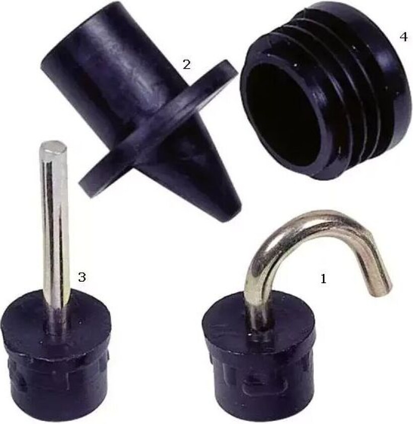 Endestykker Til Teltstang Ø22 Mm 10 Stk