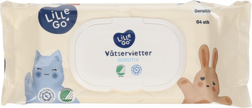 Våtservietter 64stk
