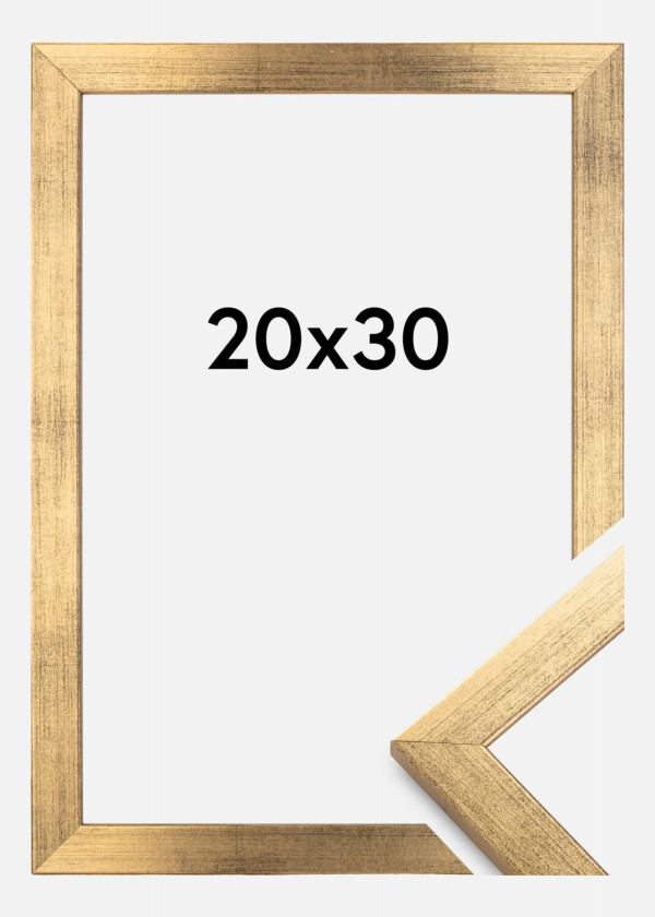 Ramme Stilren Akrylglass Gull 20x30 Cm