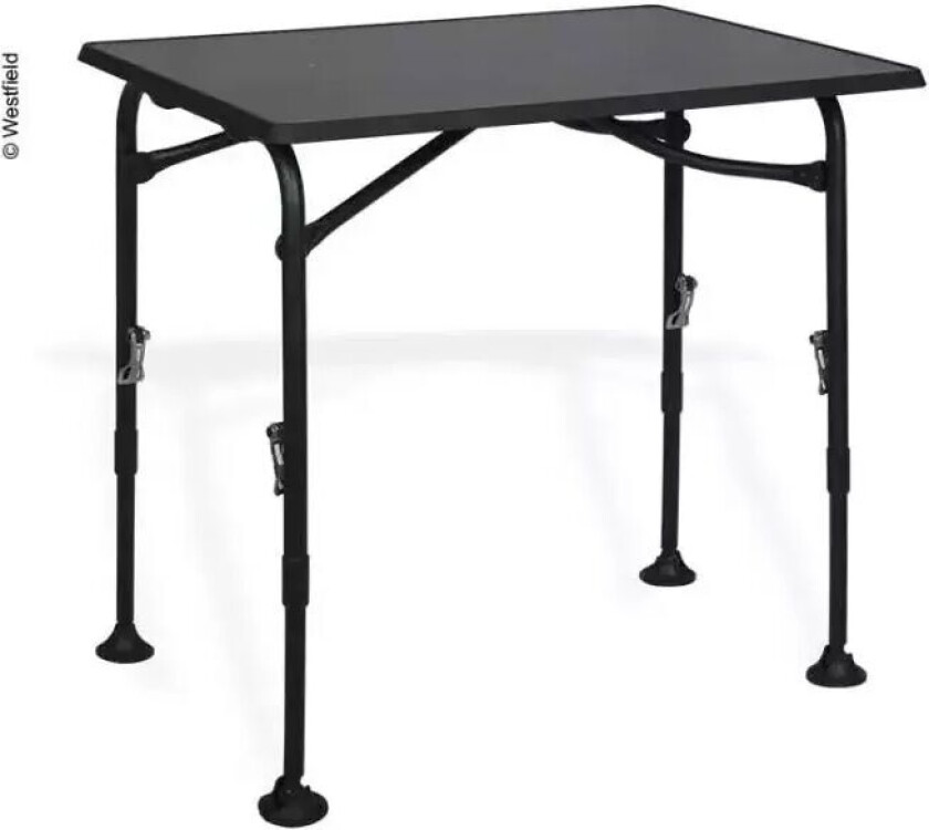 Campingbord Aircolite 80 Blackline L80x B60 X H58-76 Cm