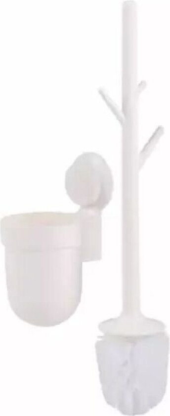 Toalettbørste Med Sugekopp, Hvit Opptil 3 Kg