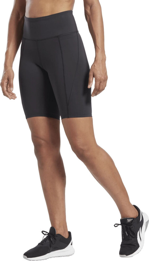 Lux High-Rise Bike Shorts, treningsshorts dame BLACK