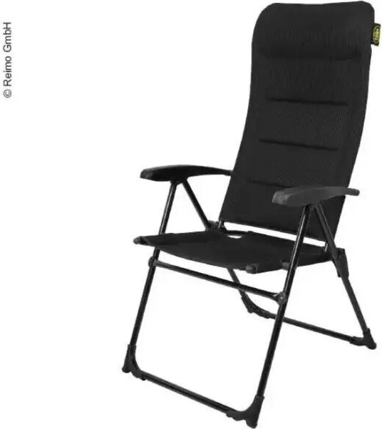 Campingstol Malaga Mesh Svart Belastning Opptil 100 Kg