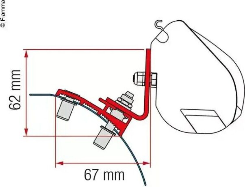 Bilde av Adapter Til F35 Pro 270 Cm Spacetourer/traveller Fra 2019