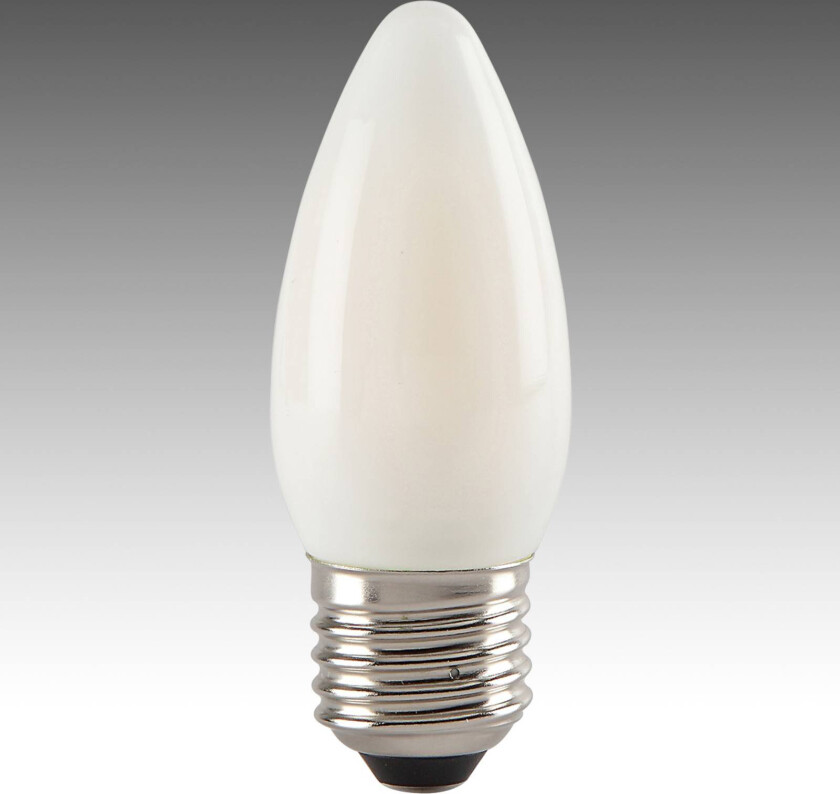 E27 LED-mignonpære 4,5W 827 satinert