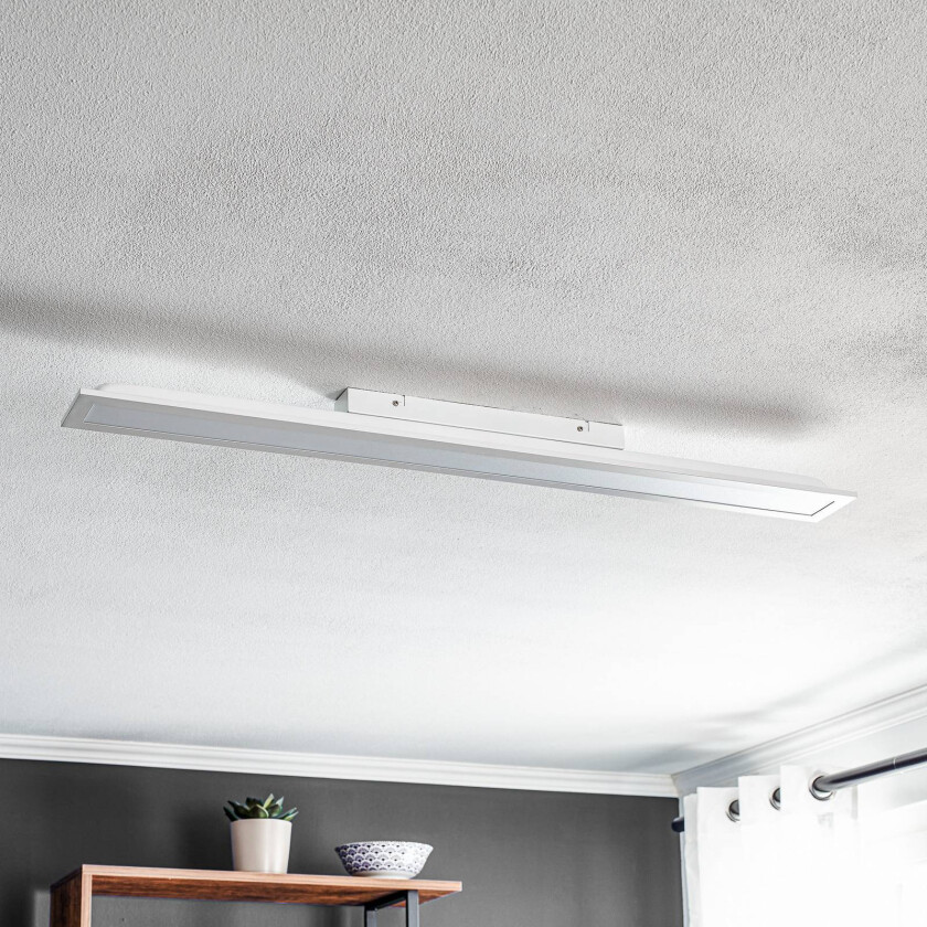 LED-taklampe Fleet med sensor, 100 x 10 cm