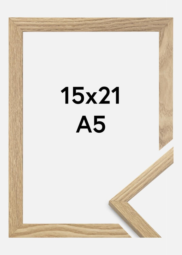 Ramme Trendy Akrylglass Eik 15x21 Cm (A5)