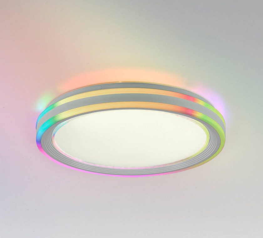 LED-taklampe Spheric, CCT, RGB, Ø 48 cm