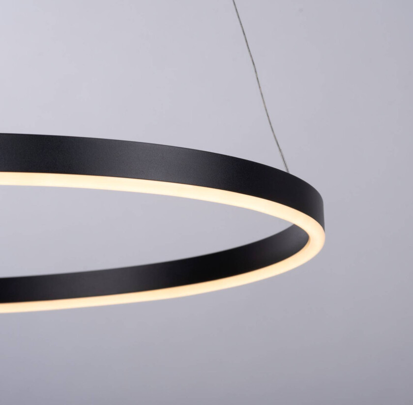 Ritus LED-pendellampe, Ø 58,5 cm, antrasitt